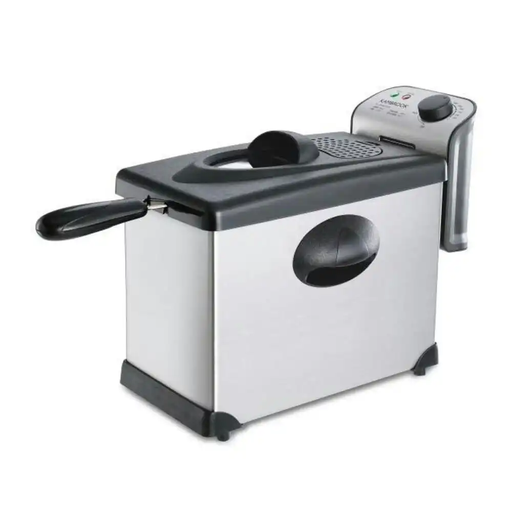Kambrook 2200W 4L Stainless Steel Electric Deep Oil Fryer/Frying Chips/Wedges