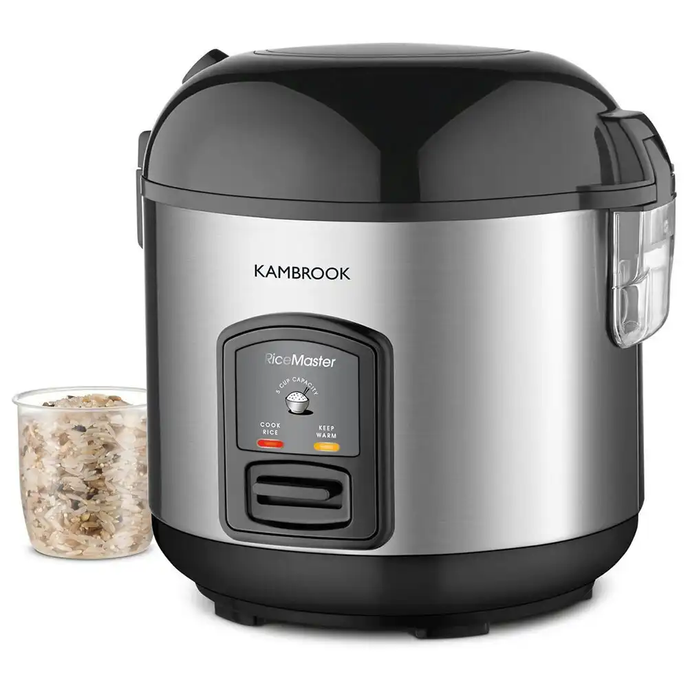 Kambrook Rice Master Electric 5 Cup Rice Cooker/Steamer Serving Spoon/Measuring