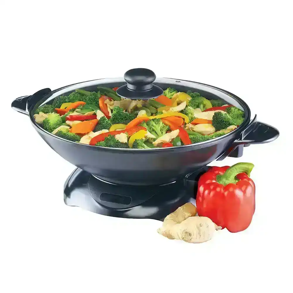 Healthy Choice 1500W 7.2L Non Stick Stone Electric Fry Pan w/Temperature  Control