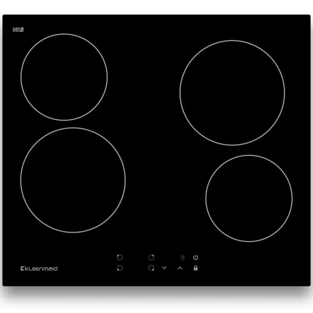 Kleenmaid Built In Ceramic Sensor Glass Cooktop/Stovetop 60cm 4 Burner BLK