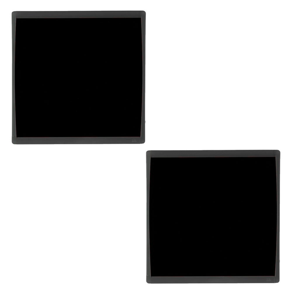 2PK Quartet Basics Chalkboard 350x350mm Memo Notes Magnetic Learning Board Black