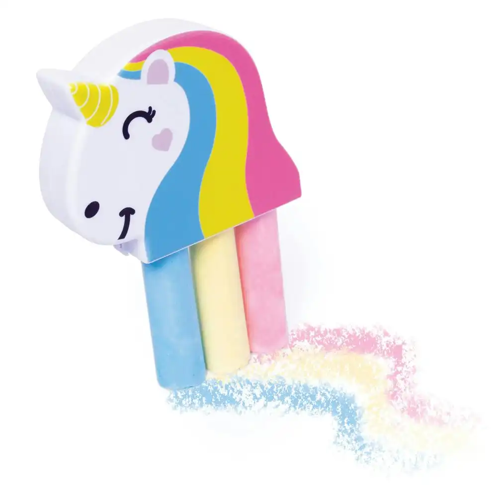 Good Banana Chalksters - Unicorn Kids/Children Chalk Drawing Art Toy Holder 3+