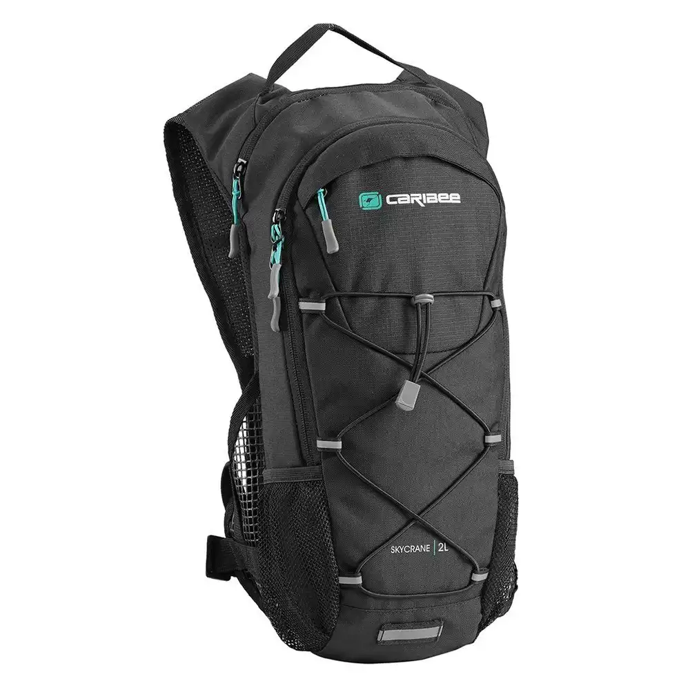Caribee Skycrane 2L Hydration Backpack BPA Free Cycling Fishing Hiking Bags BLK