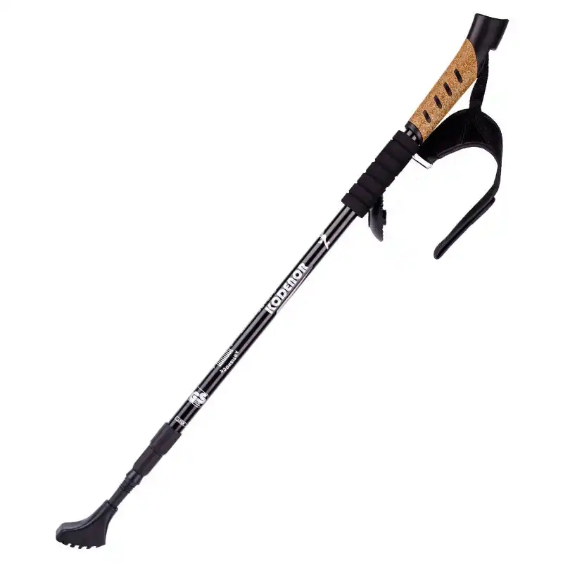 OSA Aluminium 135cm Walking Pole Stick/Trekking/Hiking Lightweight/Adjustable BK