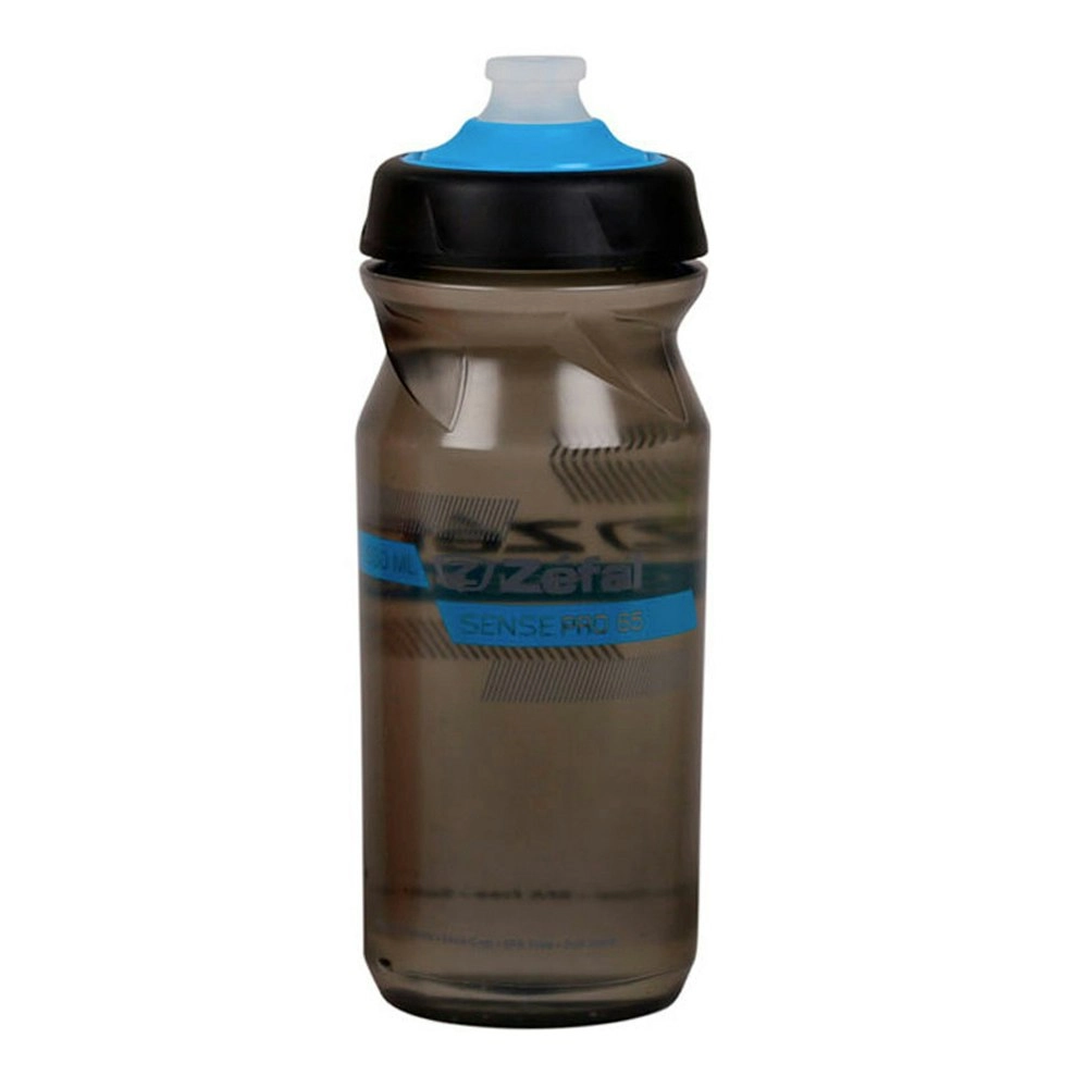 Zefal Sense Pro 65 Sports/Cycling 650ml Water Bottle Drink Container Smoked BLK