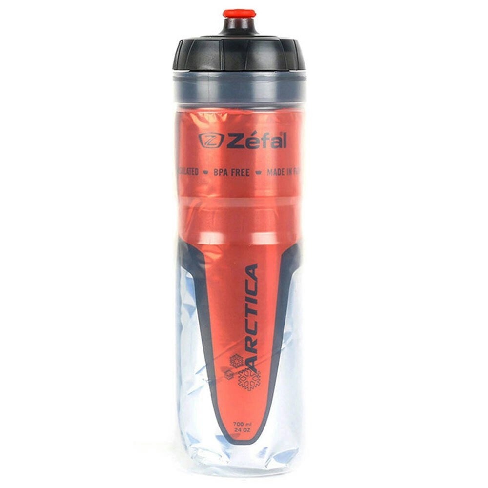 Zefal Arctica 75 Insulated 750ml Water Bottle Drink Sports Cycling/Bicycle Red