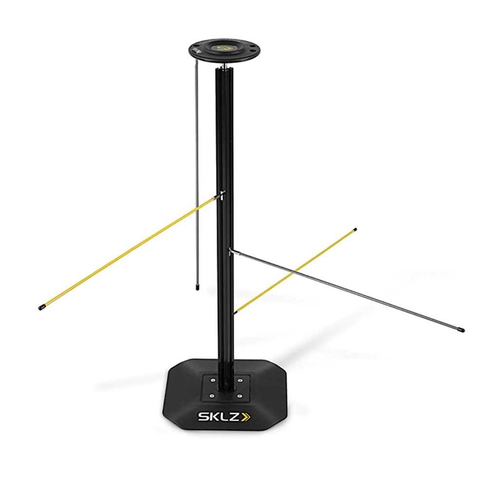 SKLZ 36in Dribble Adjustable Basketball Training/Coaching Stick/Arm Stand BLK