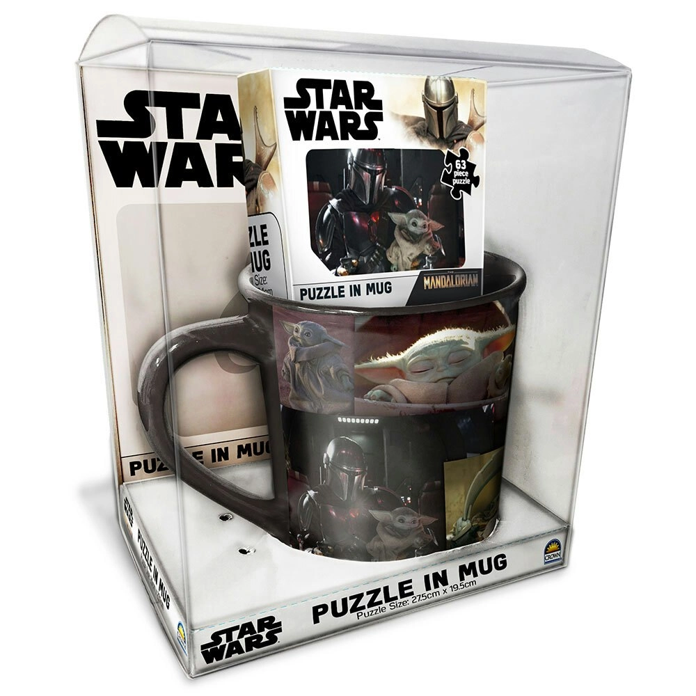 63pc The Mandalorian Star Wars 27.5cm Jigsaw Puzzle w/ 9cm Mug Set Kids Toy 6y+