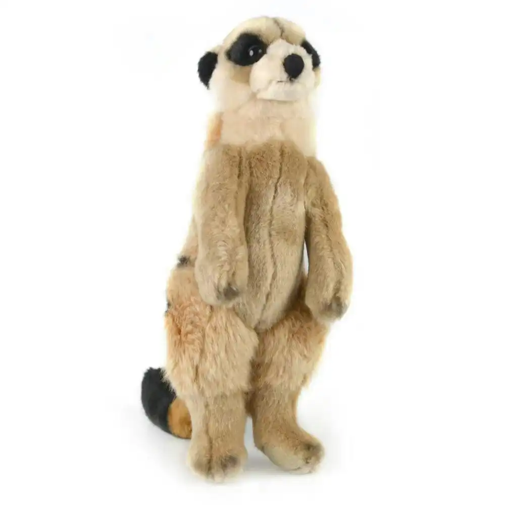 Korimco 33cm Royale Meerkat Kids Animal Soft Plush Stuffed Toy Brown 3y+