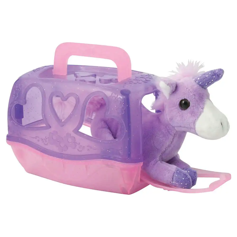 Fumfings Novelty Unicorn Carry Case Critter 14cm Carriers 3y+ Outdoor Toy Assort
