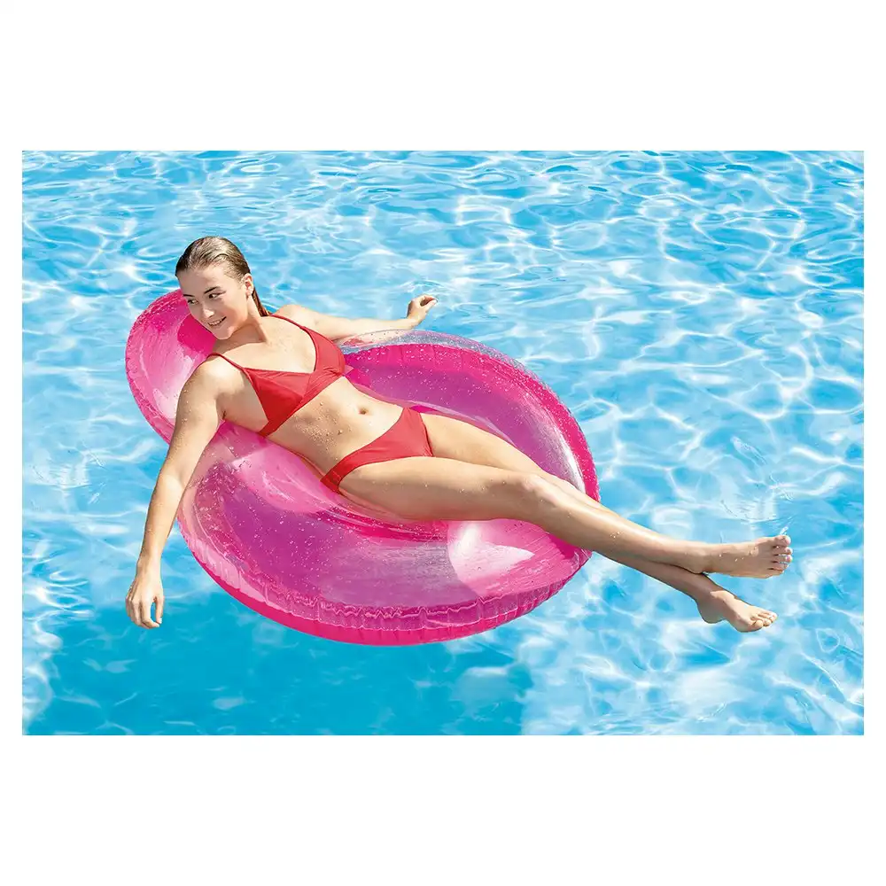 Intex 1.3M Pillow Back Lounge Inflatable Swim Pool Float Water Chair 14Y+ Assort