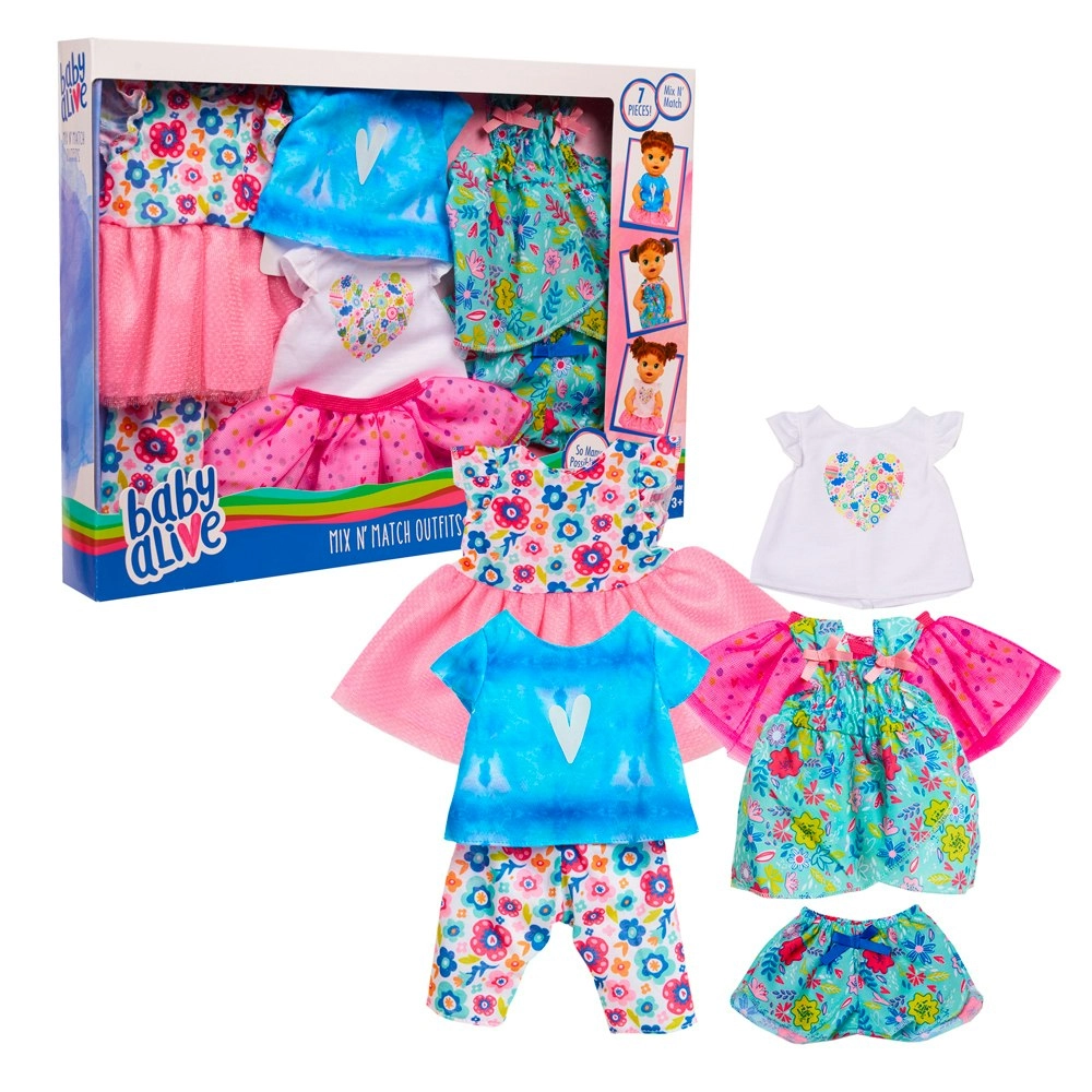 Baby Alive Mix 'N Match Wave 2 30-36cm Doll Clothing Accessories Dress Up Set