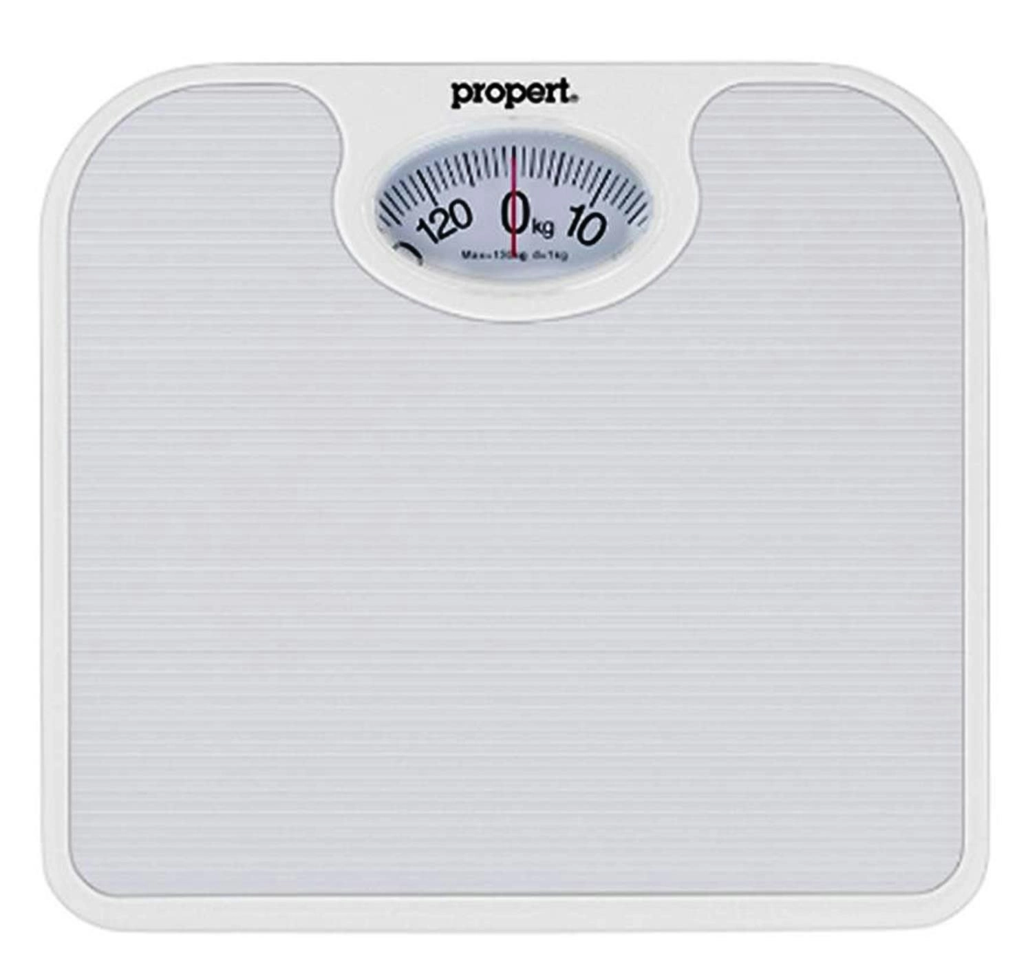 Propert MECHANICAL BATHROOM SCALE WHITE 130kg