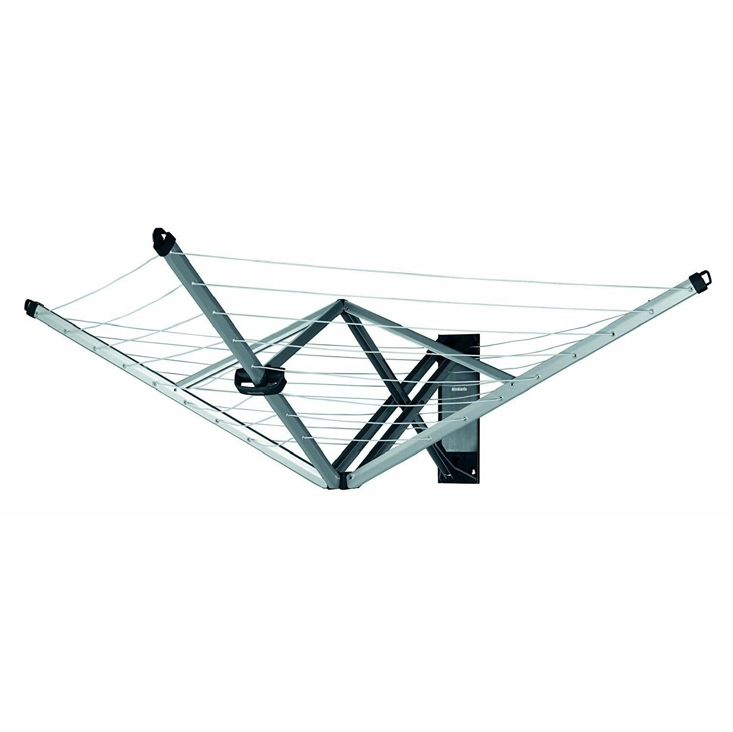 Brabantia Wallfix Rotary Fold Away 24m Clothes Line With Cover