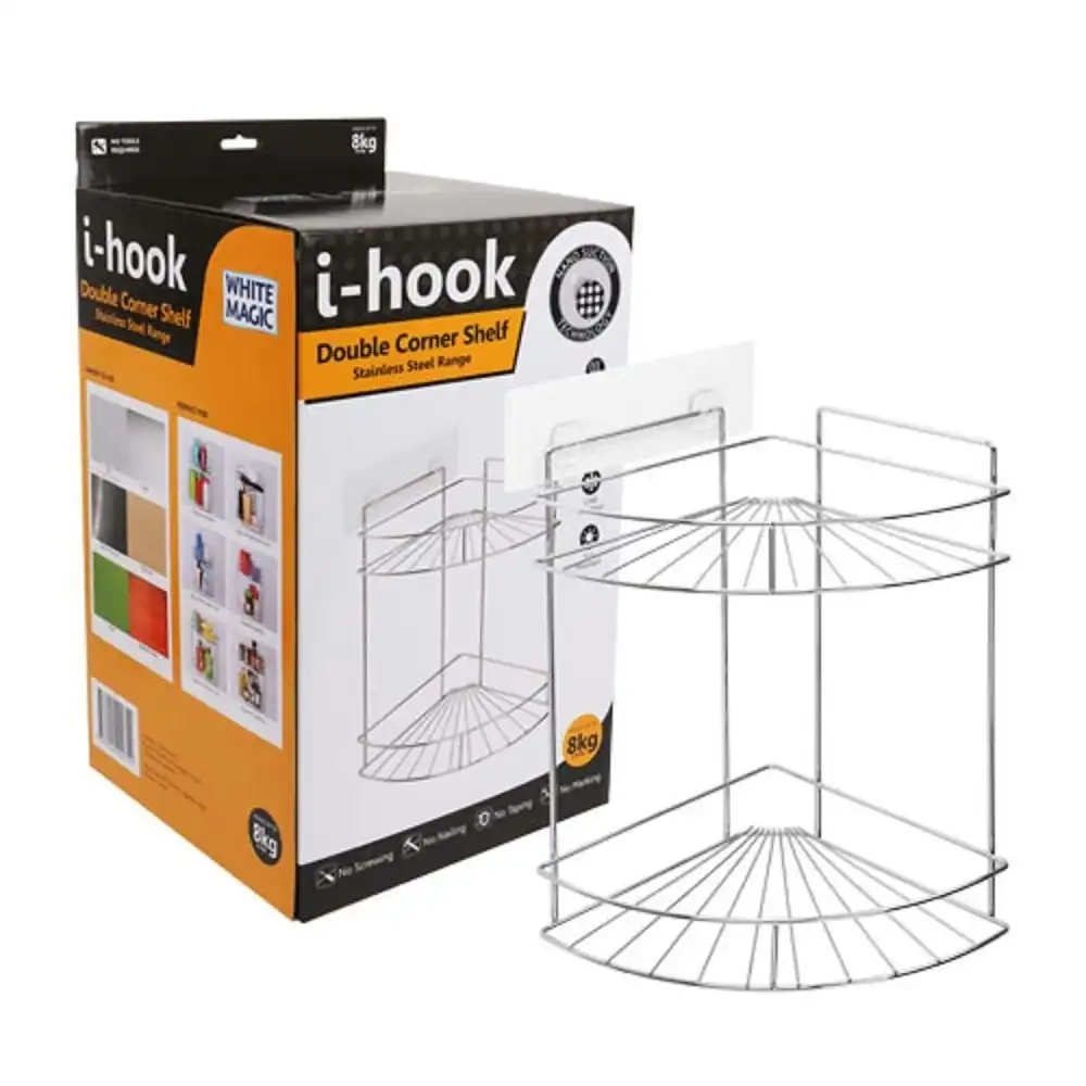 I-Hook DOUBLE CORNER SHELF