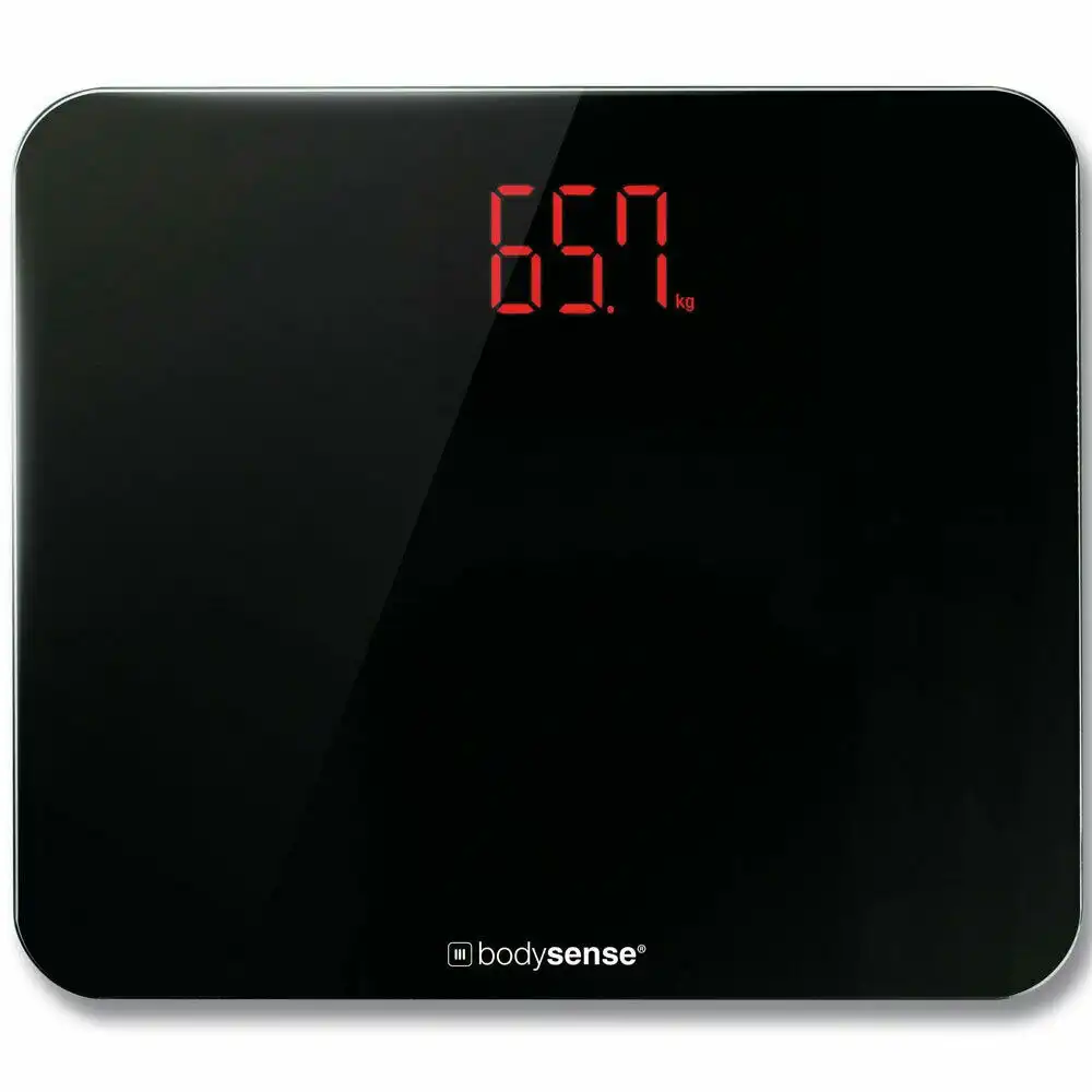 Propert BODYSENSE 200kg WIDE PLATFORM BATHROOM SCALE BLACK