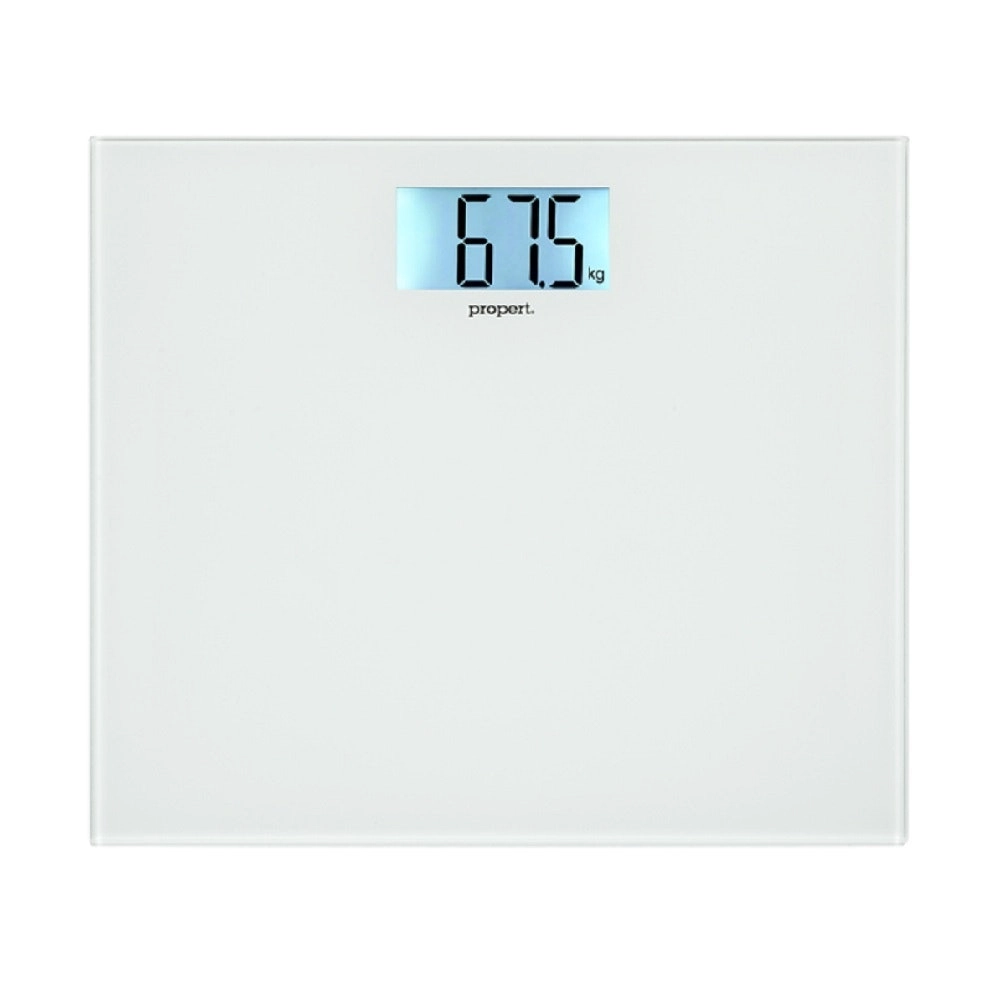 Propert 150kg Glass Digital Bathroom Scale   White