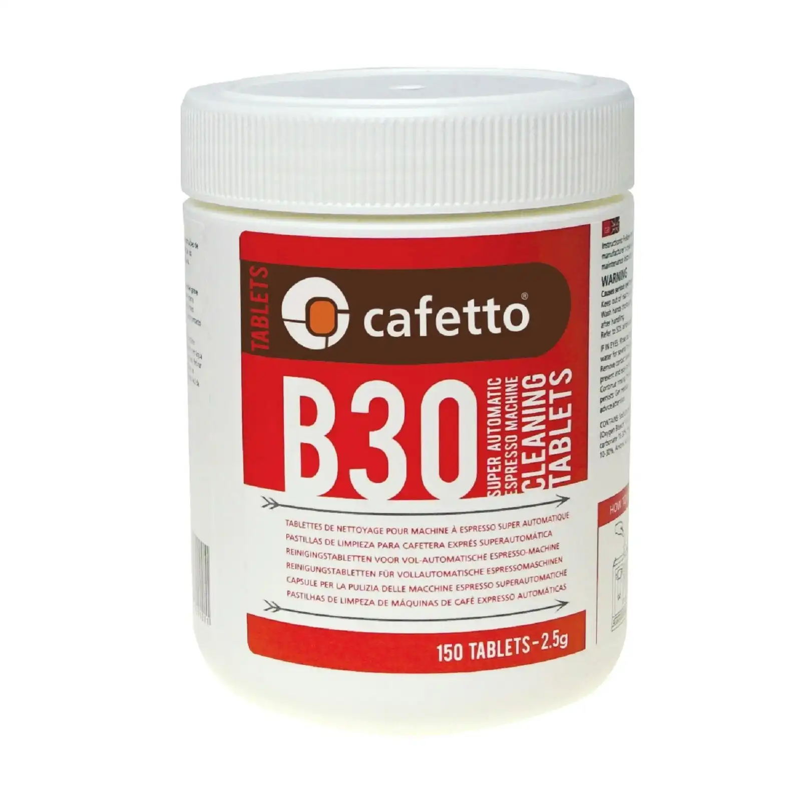 Cafetto B30 Super Automatic Espresso Machine Cleaning Tablets   150 Tablets