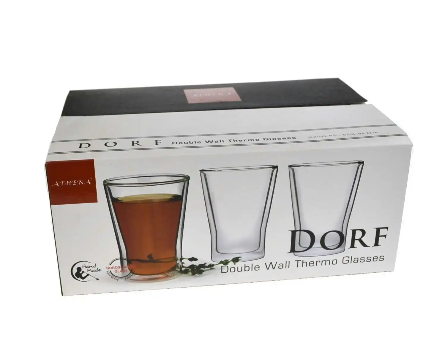 Dorf DOUBLE WALL ESPRESSO CUPS 220ml - Set of 6