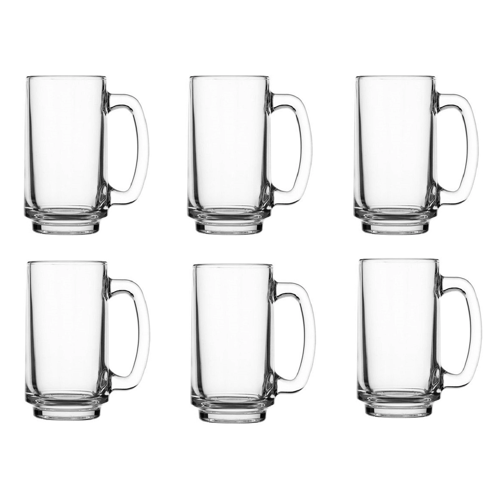 Crown PLAYBOY GLASS BEER MUG 355ml SET 6