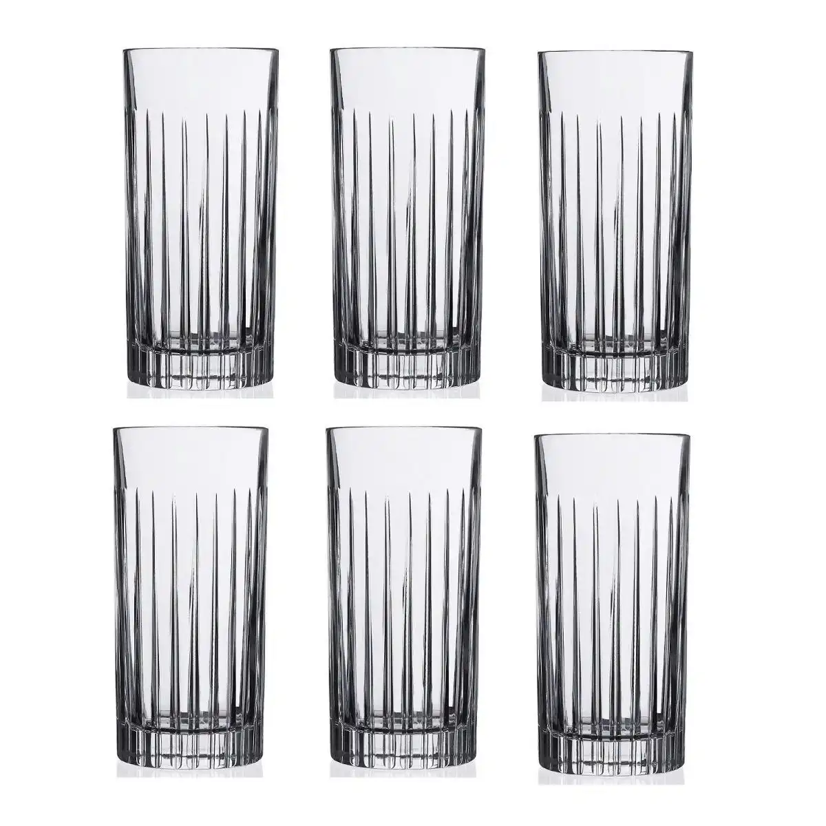 RCR TIMELESS HIGHBALL TUMBLER GLASSES 443ml - SET OF 6