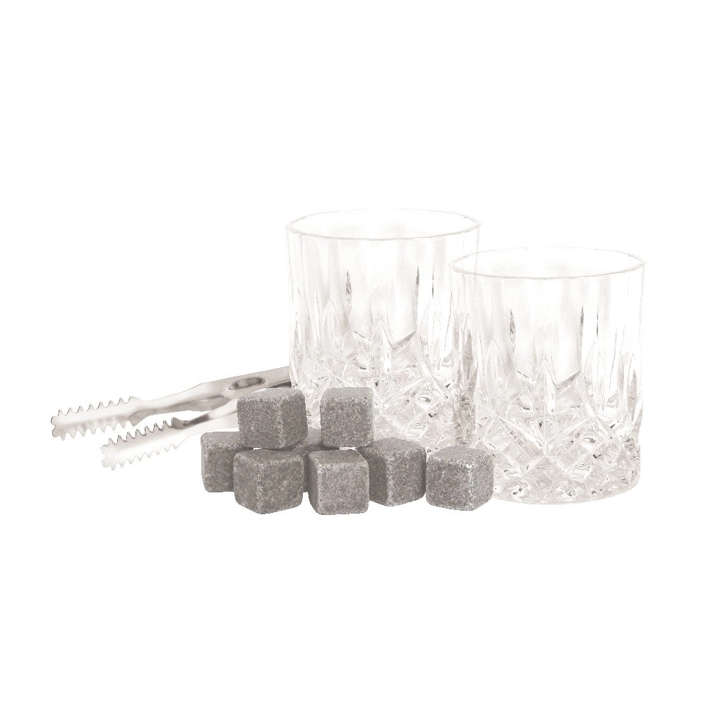 Avanti Whisky Stone & Glass Gift Set