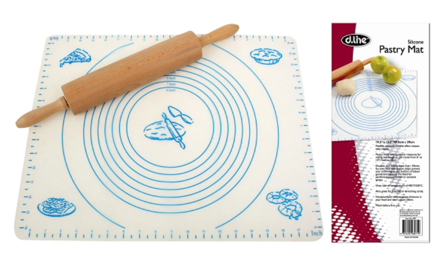 SILICONE PASTRY MAT 49.5cm x 39cm