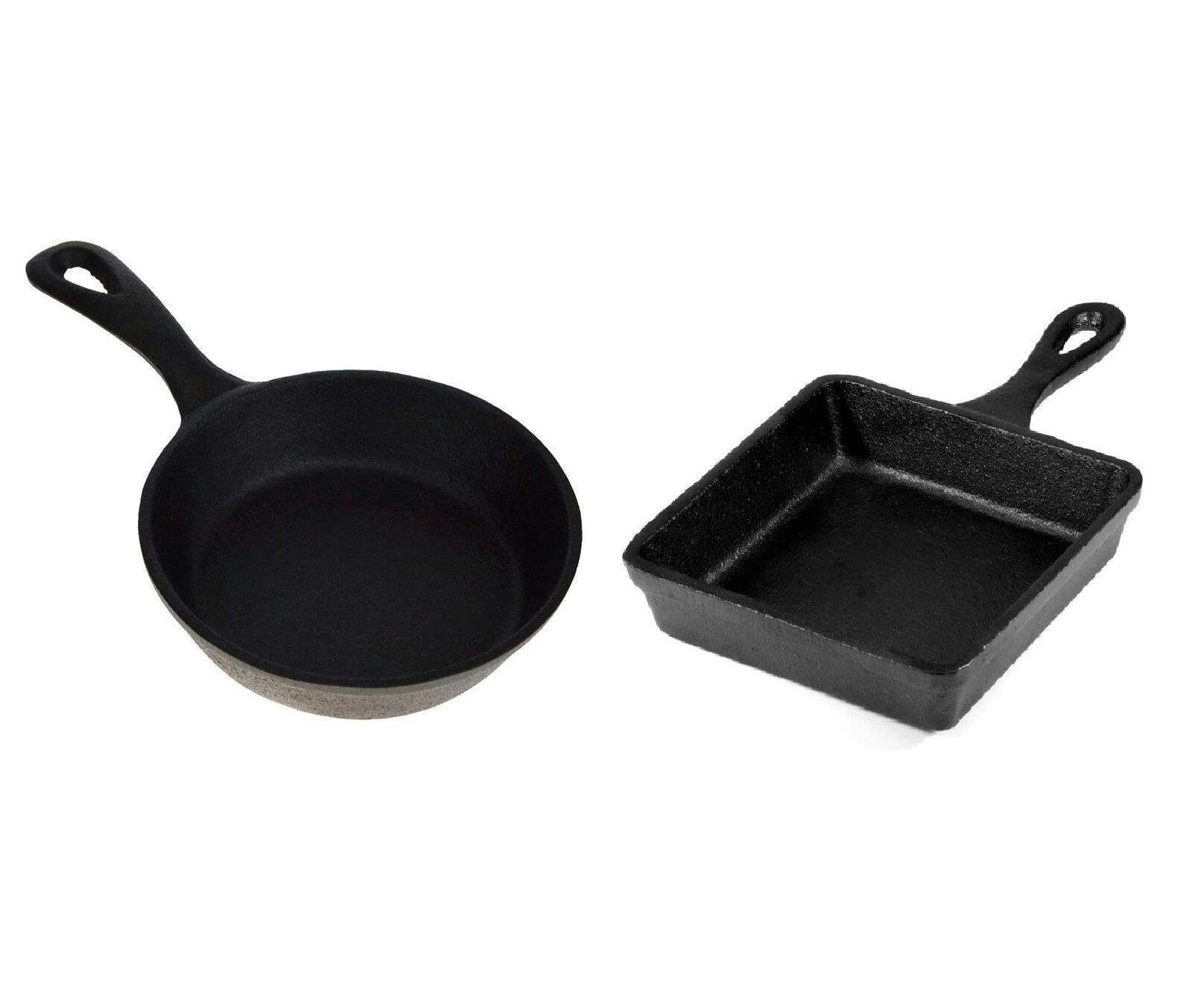 Chef Inox Cast Iron Mini Skillet   Round Or Square