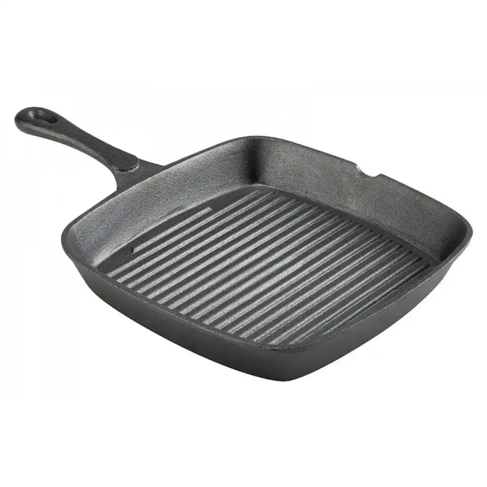 Pyrolux PYROCAST 25 x 24 x 3.5cm SQUARE CAST IRON SKILLET PAN