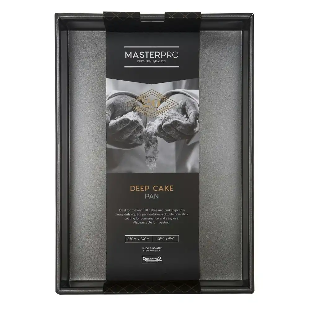 MasterPro Non Stick Rectangle Deep Cake Pan