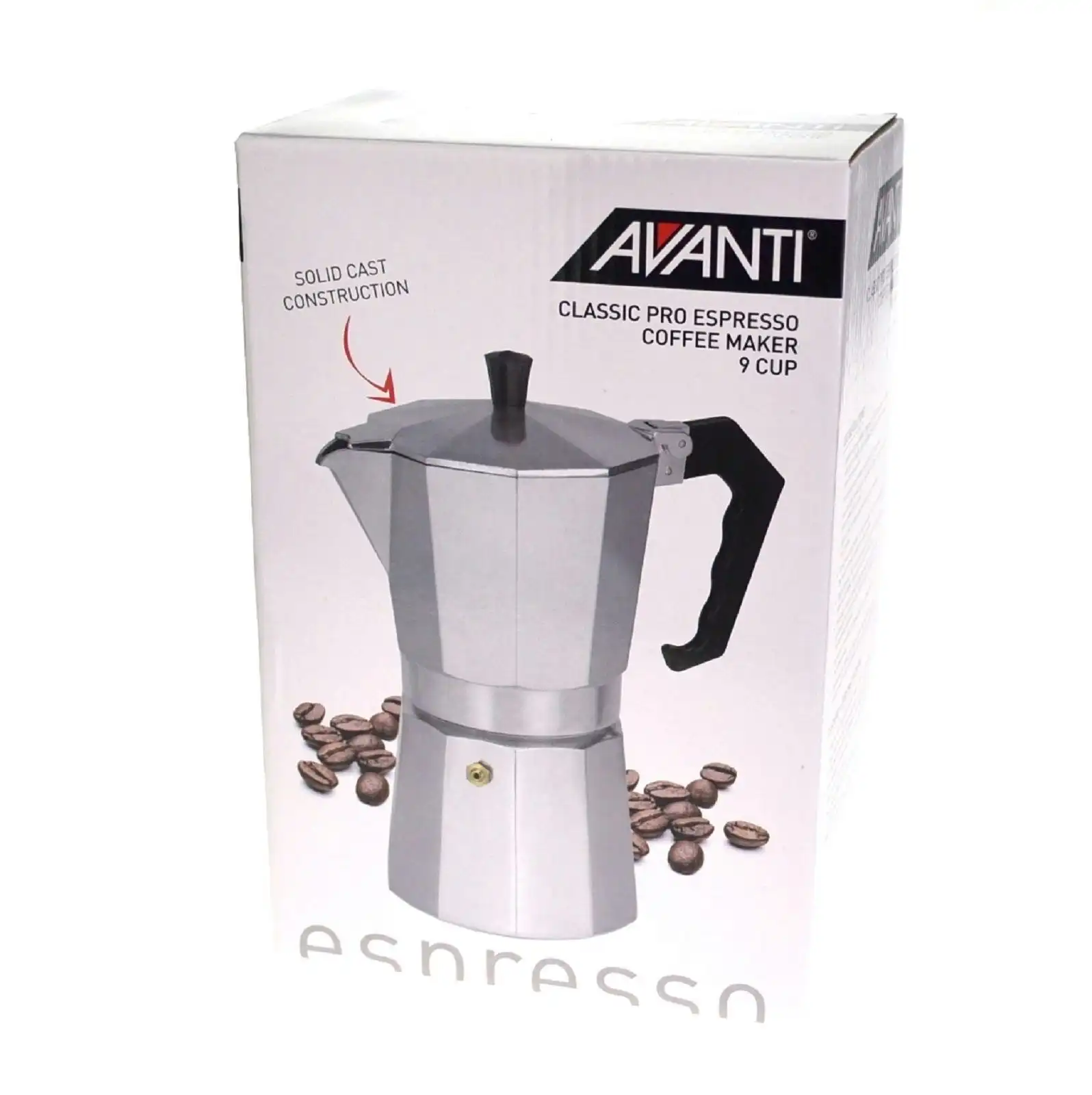 Avanti 9 Cup Classic Pro Espresso Coffee Maker Percolator