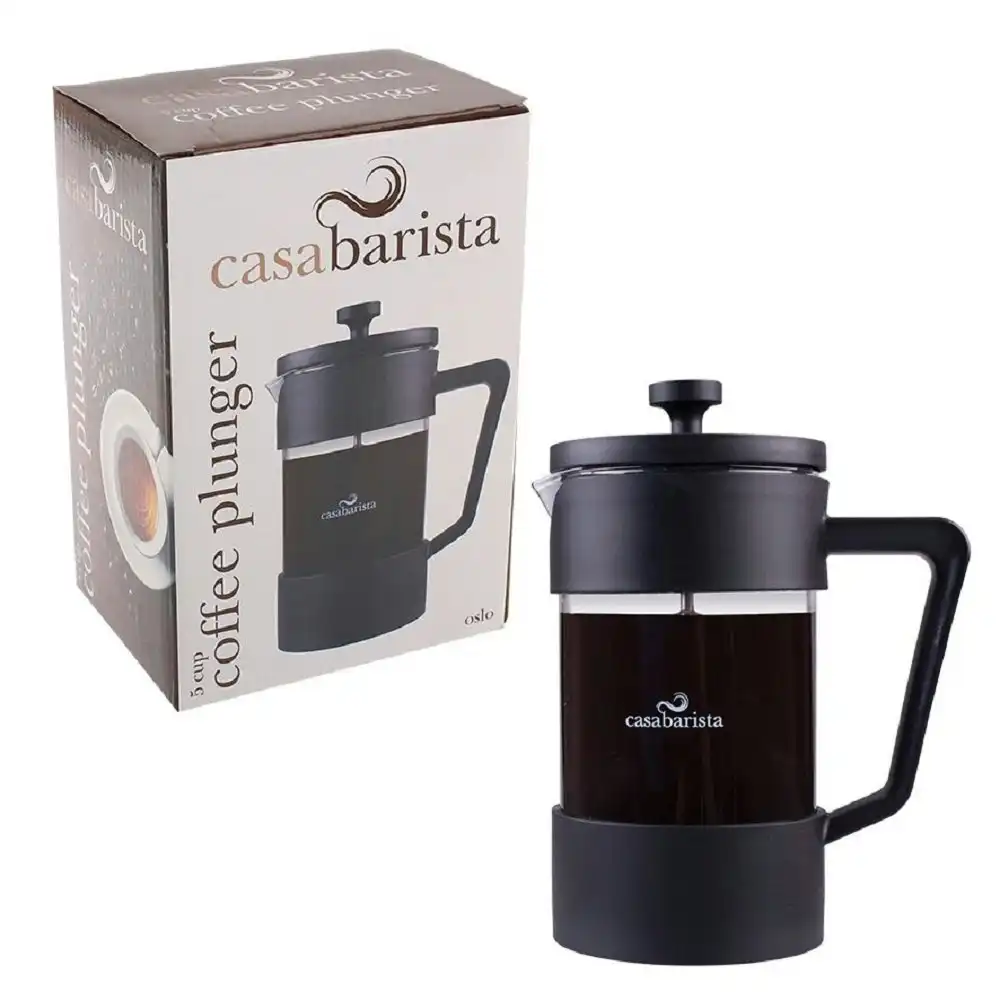 CASABARISTA OSLO COFFEE PLUNGER 5 CUP 600ml - BLACK