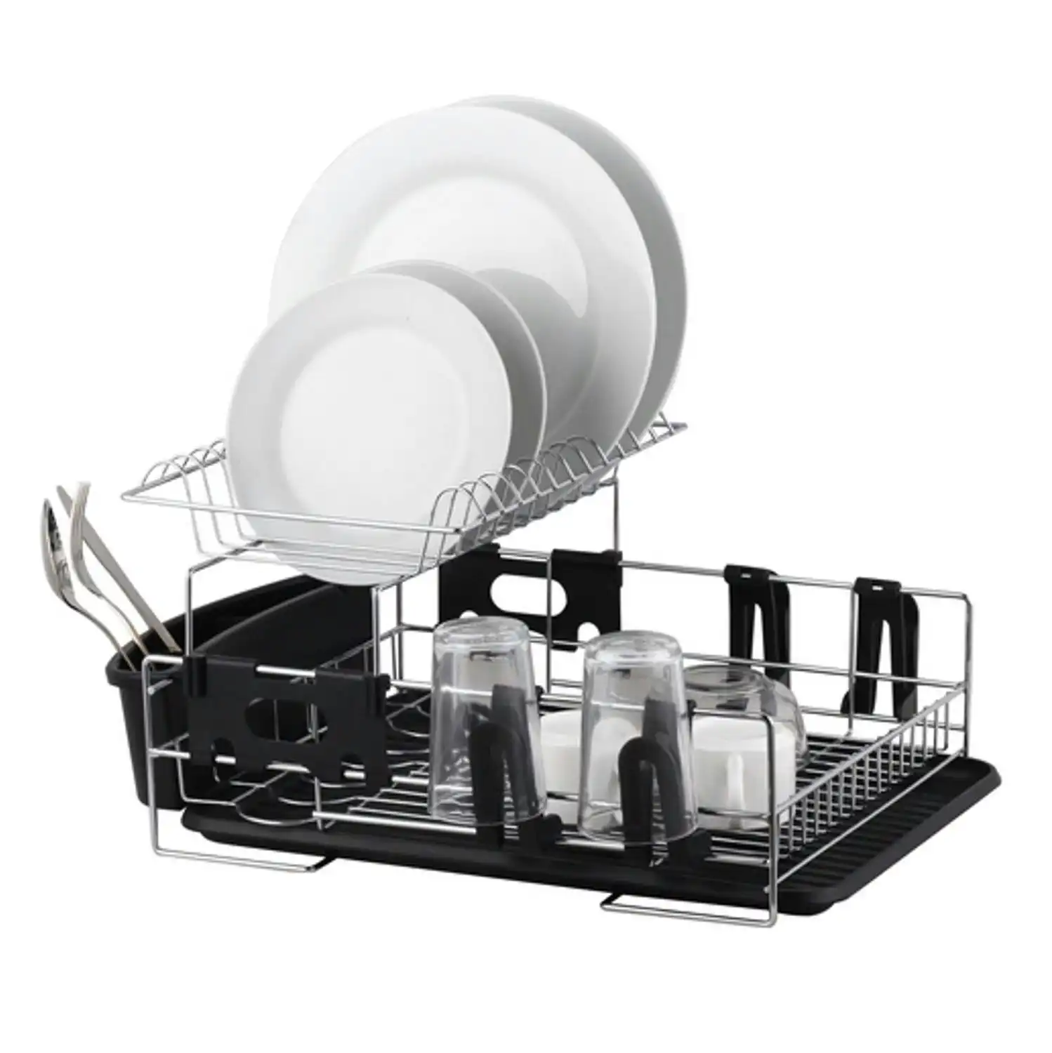 Stainless Steel 2 Tier Dishrack