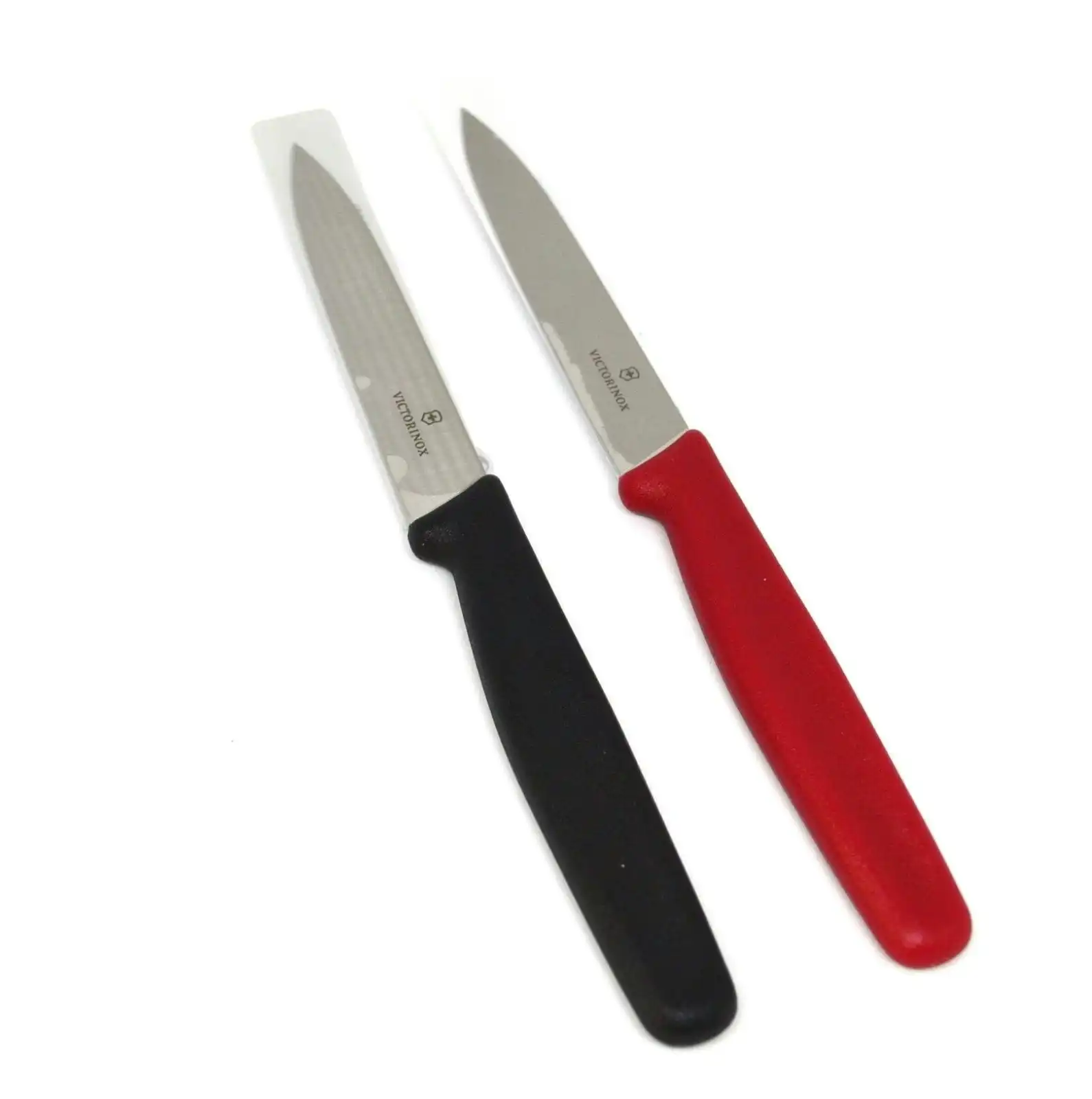 Victorinox PARING KNIFE POINTED TIP STRAIGHT BLADE 10cm RED OR BLACK
