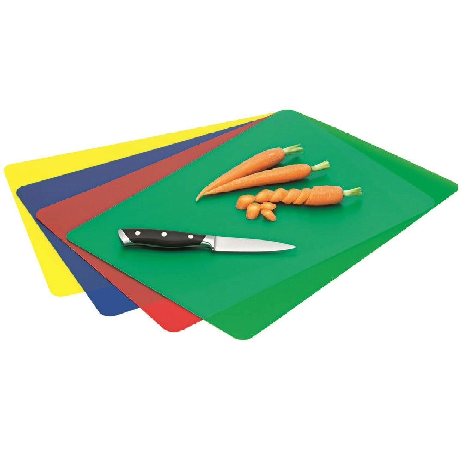 Avanti Colour Coded Polypropylene Chopping Mats   Set Of 4