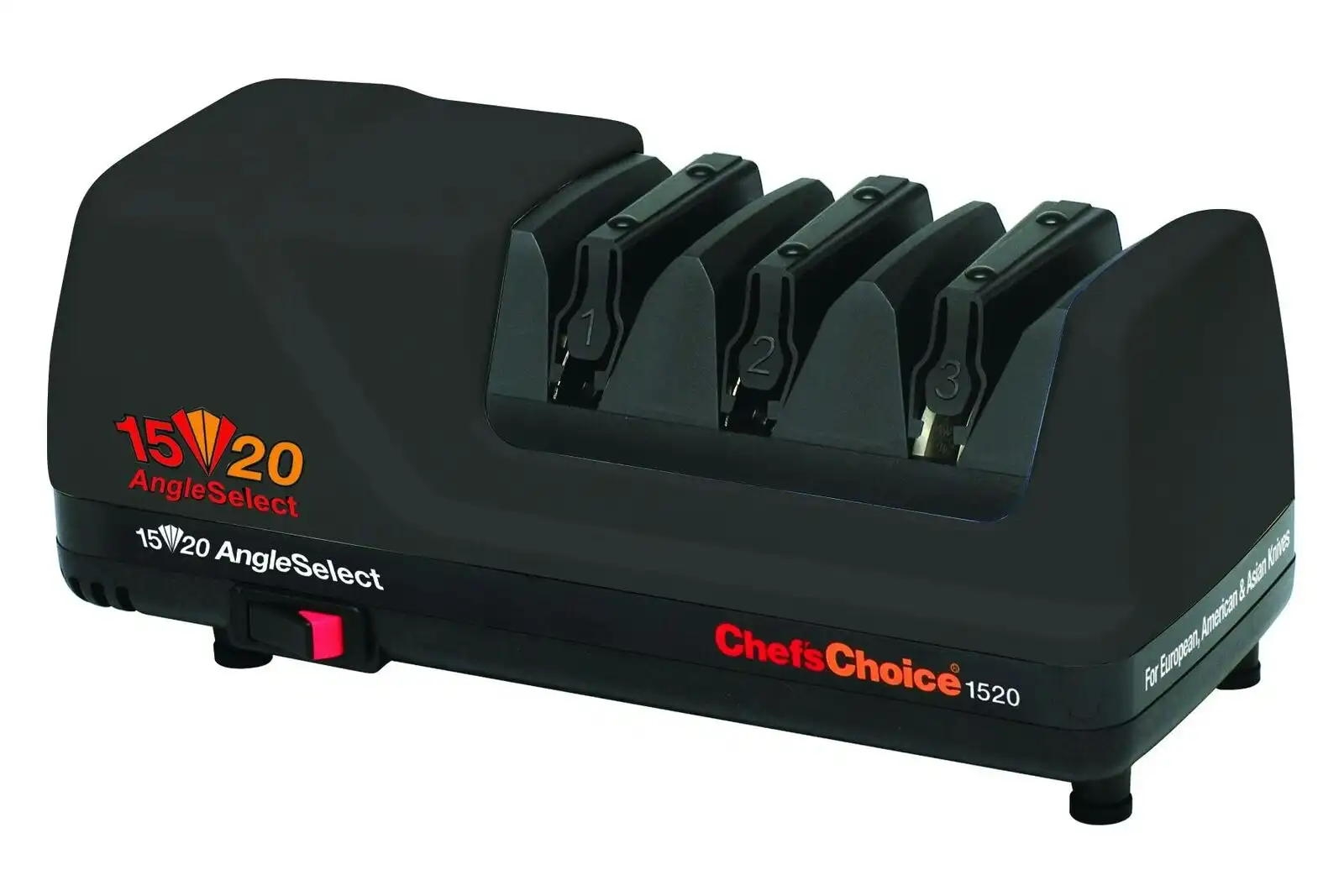 CHEFS CHOICE BLACK DIAMOND HONE ANGLESELECT ELECTRIC KNIFE SHARPENER MODEL 1520 Pro