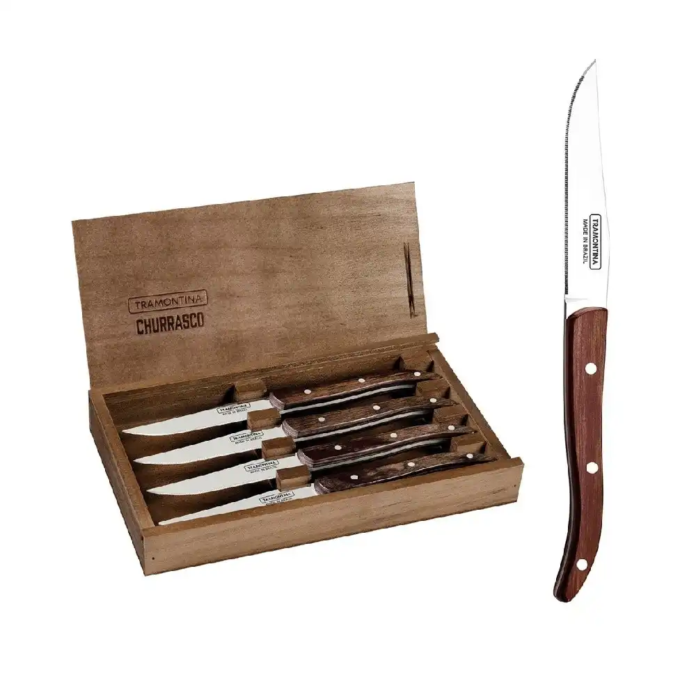 Tramontina Churrasco Paisano 4 Piece Steak Knife Set