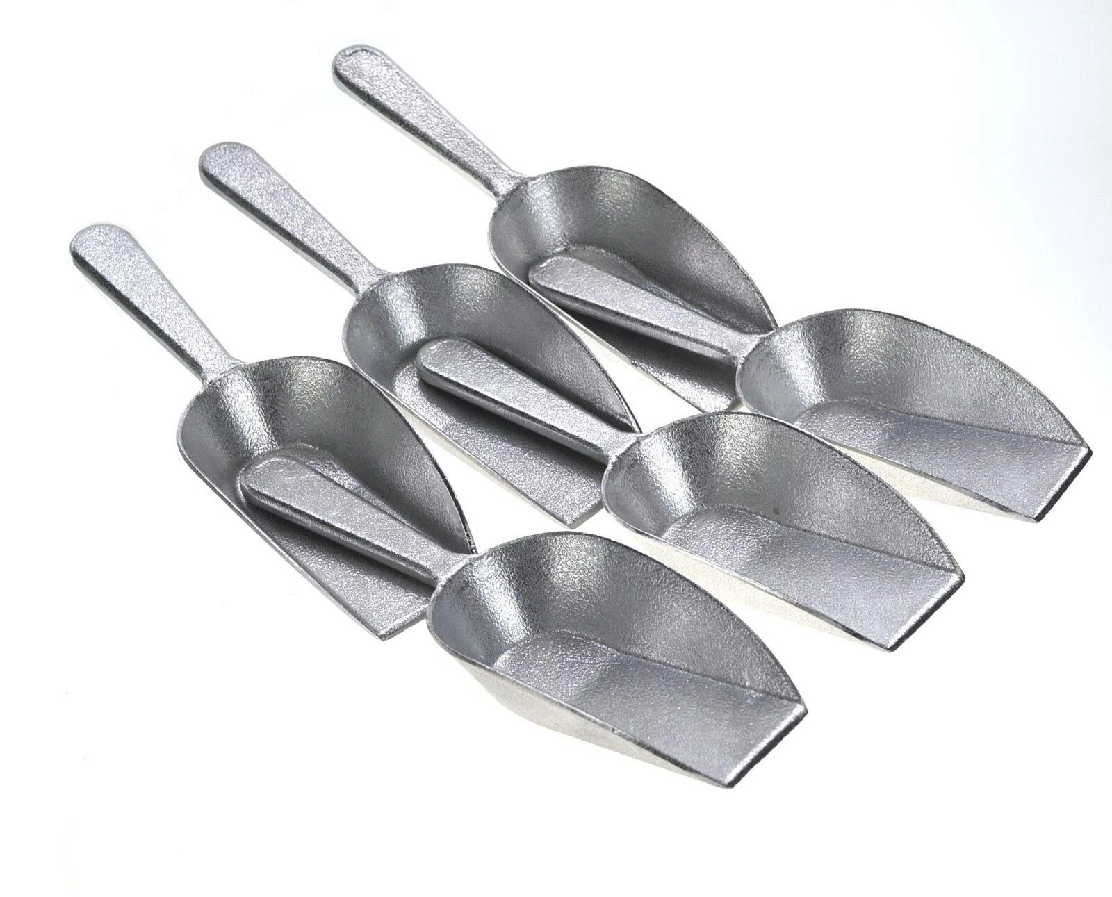 ALUMINIUM SCOOPS 120ML/4OZ EACH - SET of 6