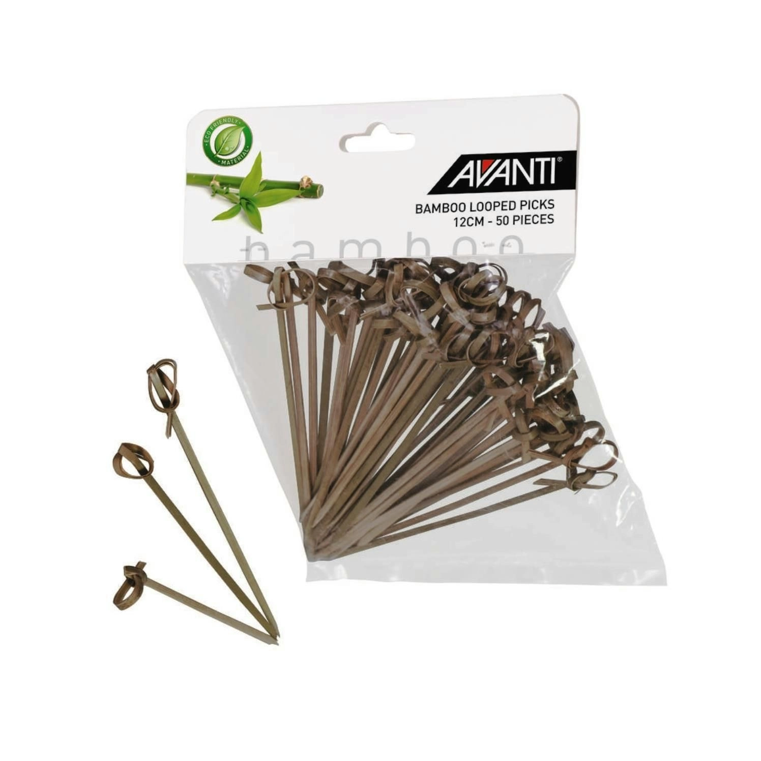 Avanti BAMBOO LOOPED PICKS PACK 50 - 8.5cm or 12cm