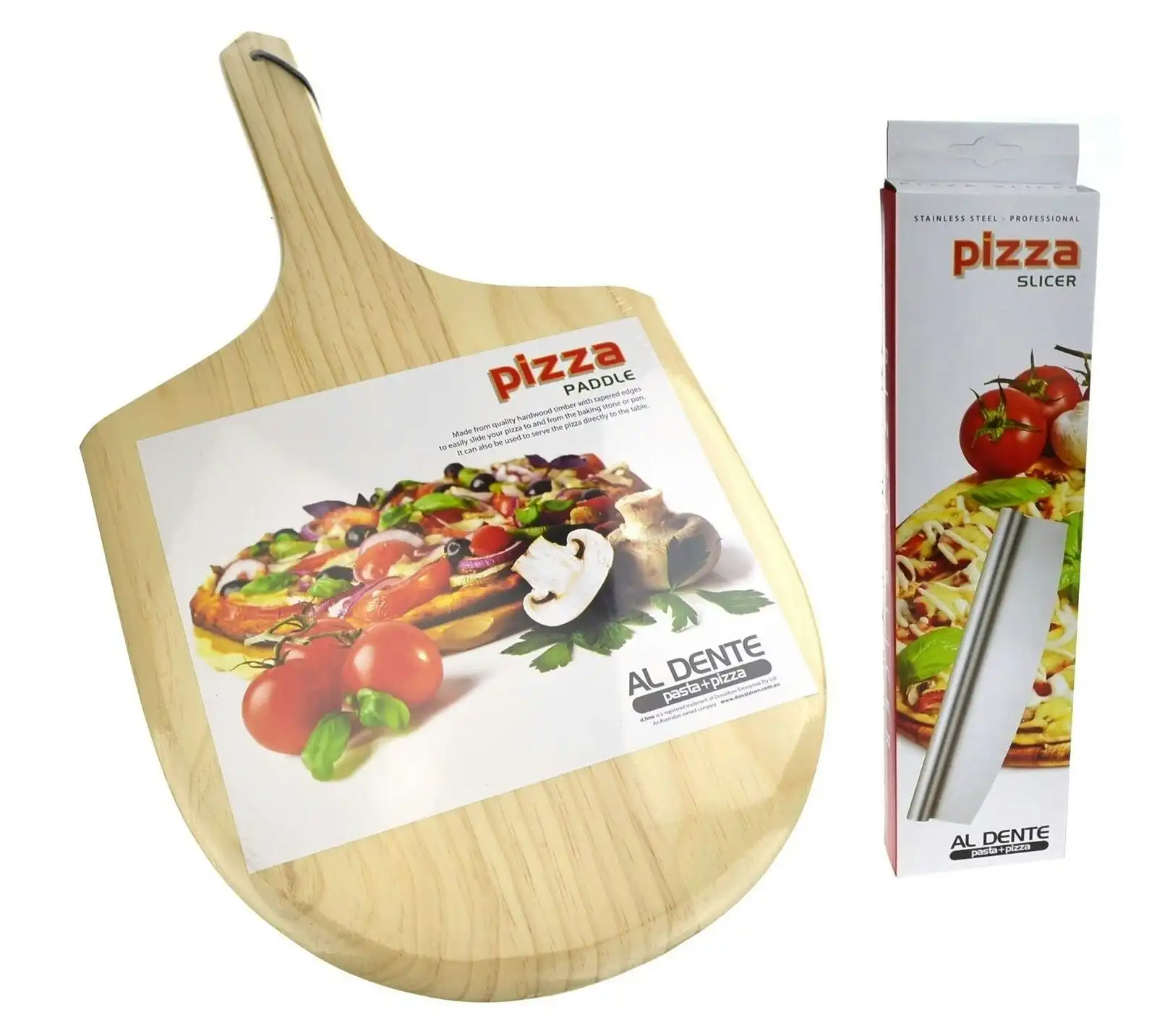 Appetito Pizza Duo Pack   Paddle + Cutter