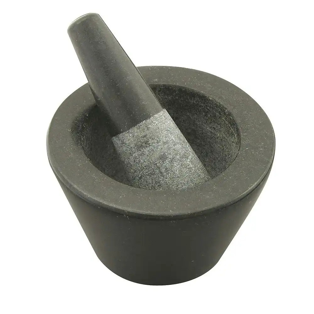 Avanti MINI CONICAL BLACK MORTAR AND PESTLE 13cm