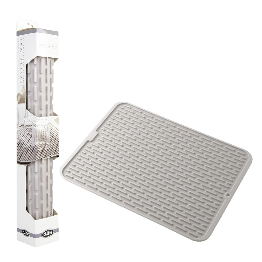 D.Line Silicone Drying Mat   Grey