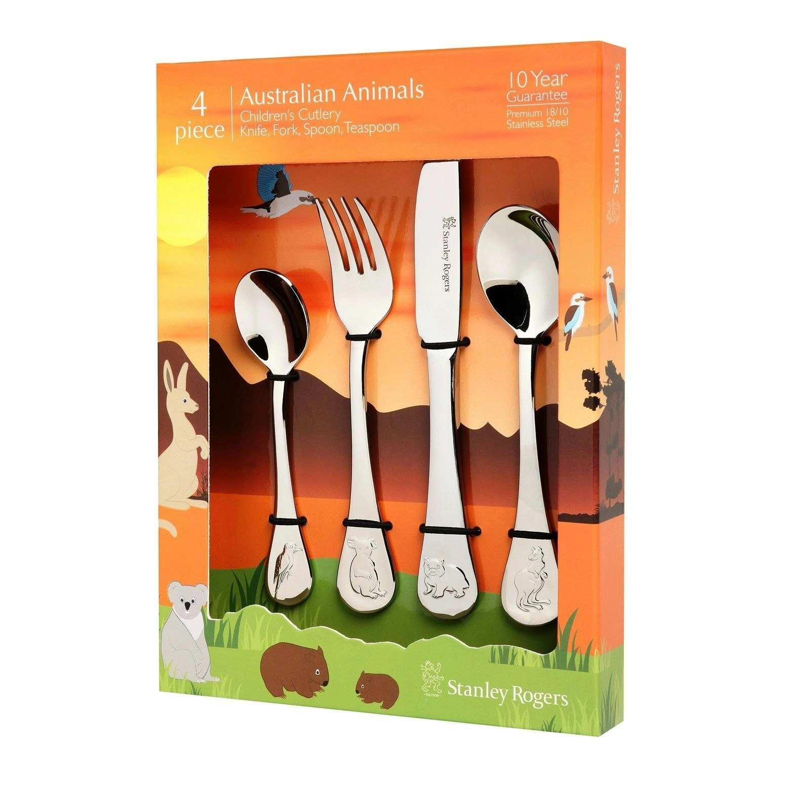 Stanley Rogers Children's Cutlery Set   Australian Animals