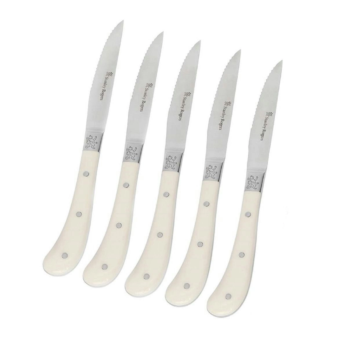 Stanley Rogers 4 Piece Pistol Grip Steak Knives   Artisan Cream