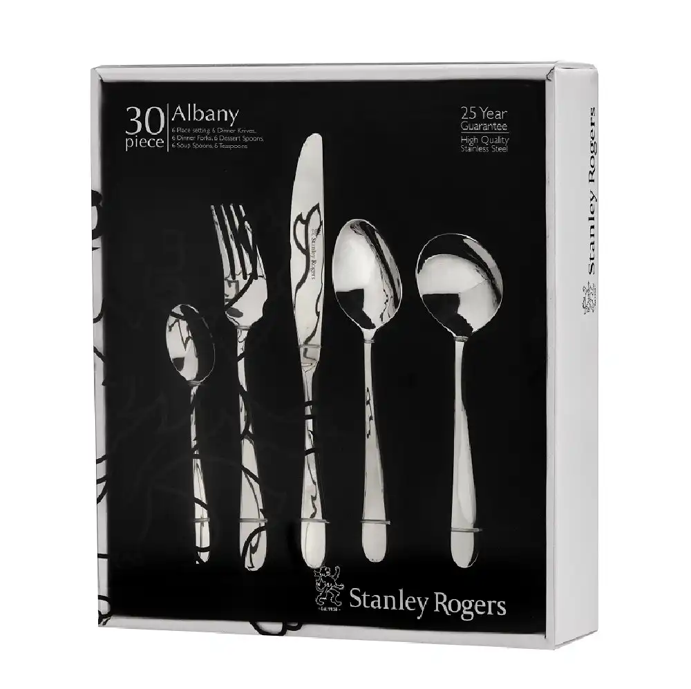 Stanley Rogers 30 Piece Albany Cutlery Gift Boxed Set