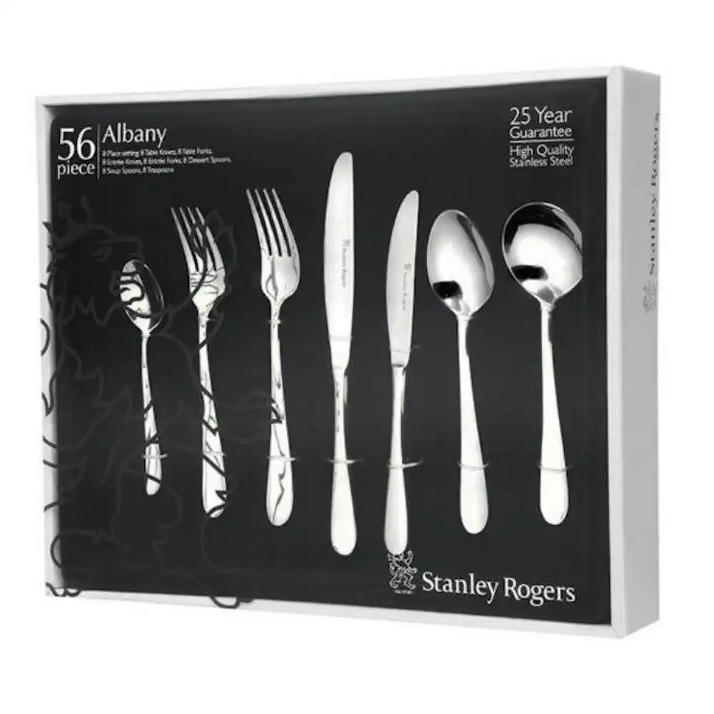 Stanley Rogers 56 Piece Albany Cutlery Gift Boxed Set
