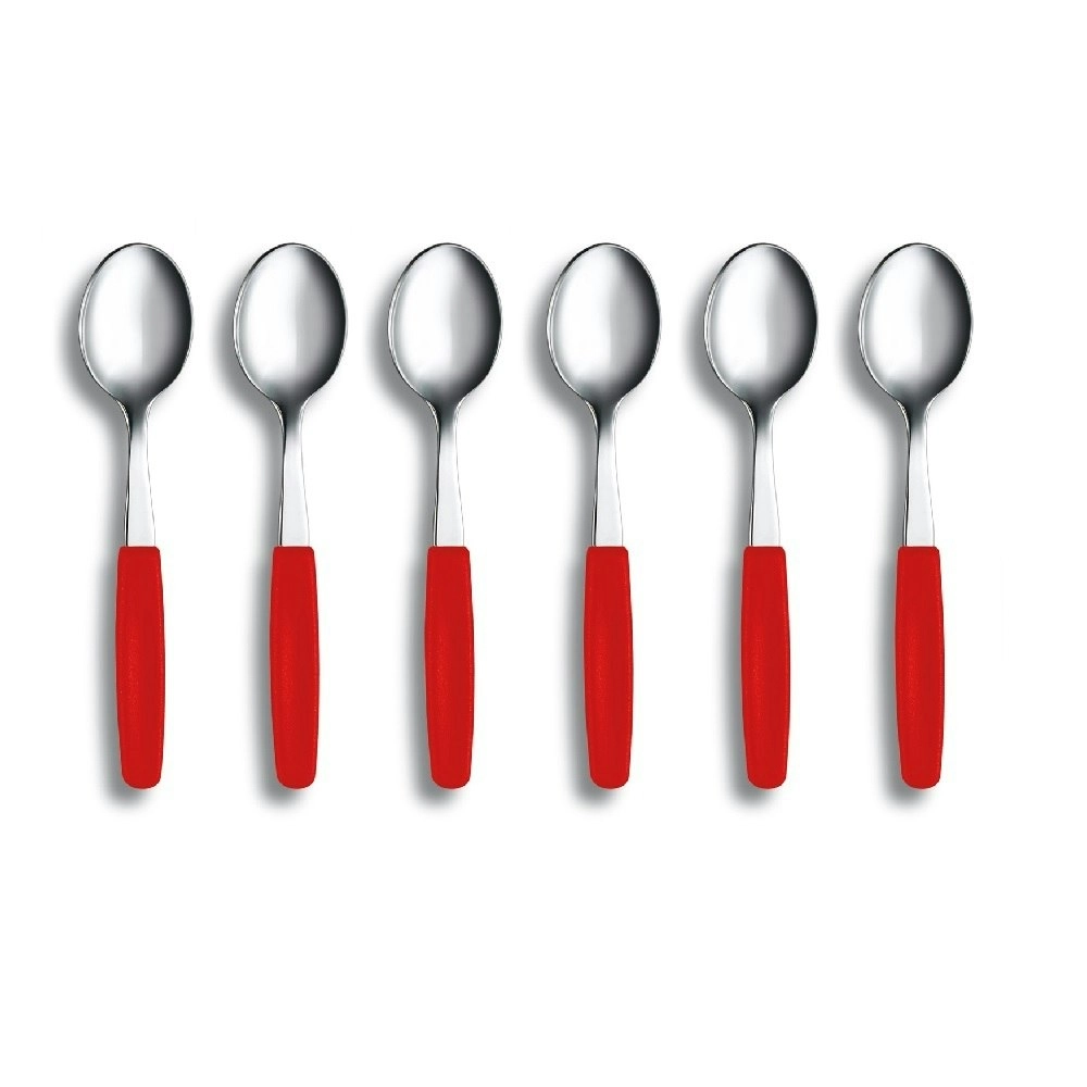 Victorinox Red Teaspoon  Set 6