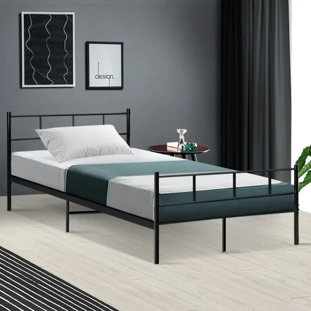 Artiss Bed Frame King Single Metal Bed Frames SOL