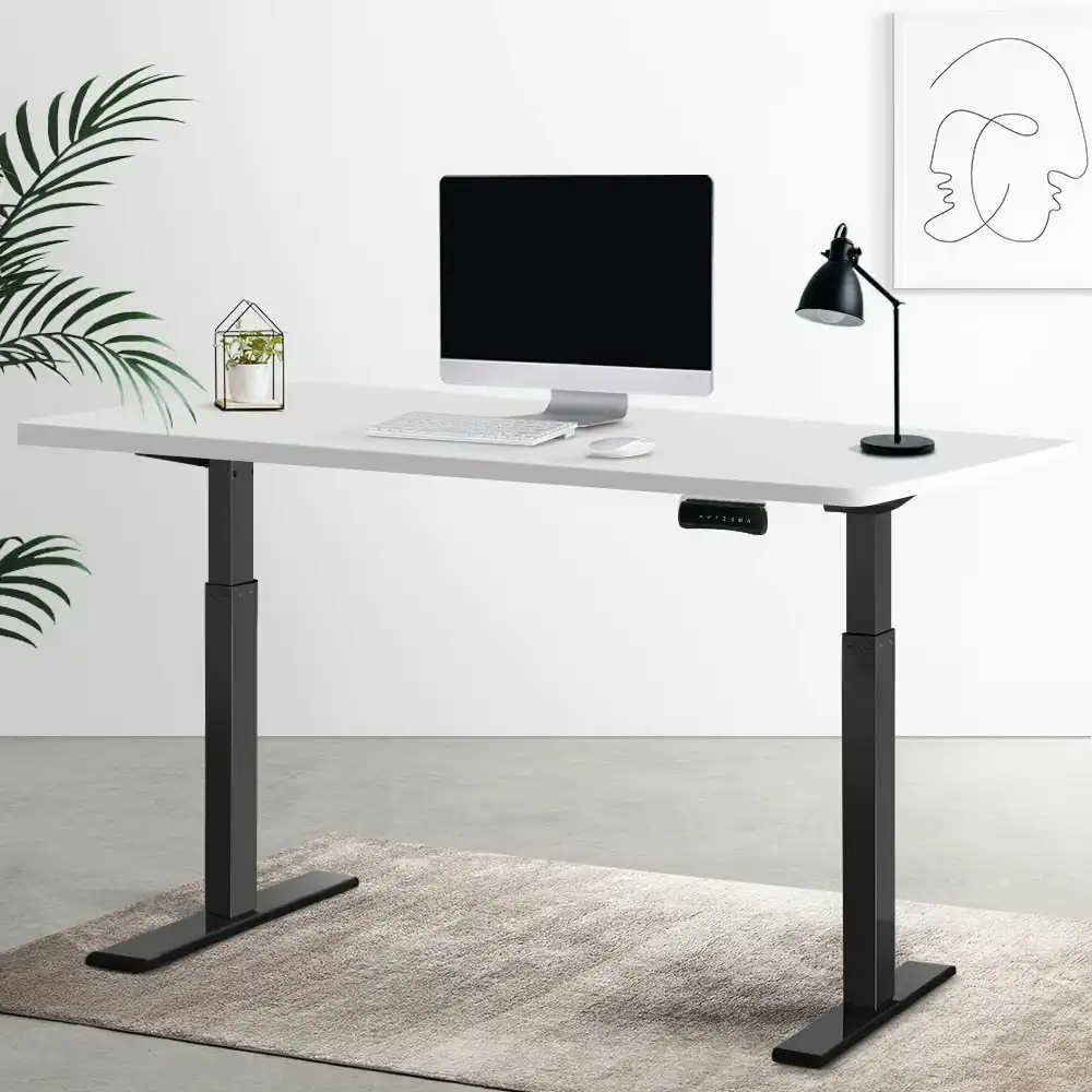 Artiss Standing Desk Motorised Dual Motor White 140CM