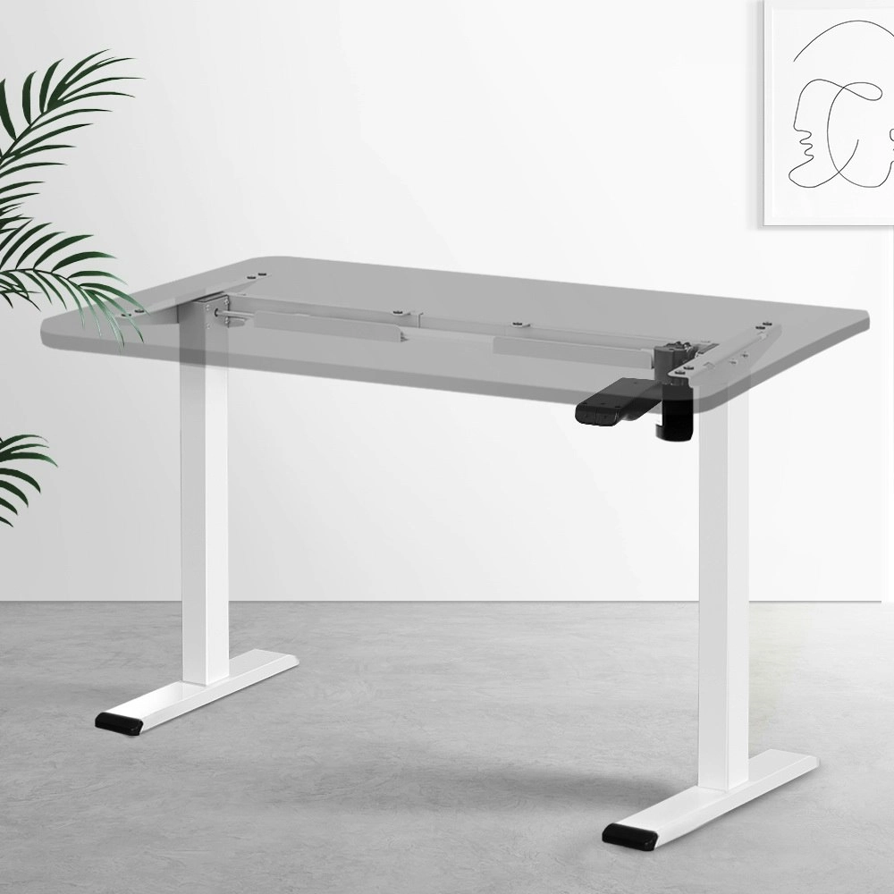 Artiss Standing Desk Frame Only Motorised White